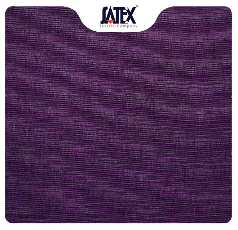 «پارچه ملانژ صنعتی بنفش کم رنگ با بافت ریز و یکنواخت»