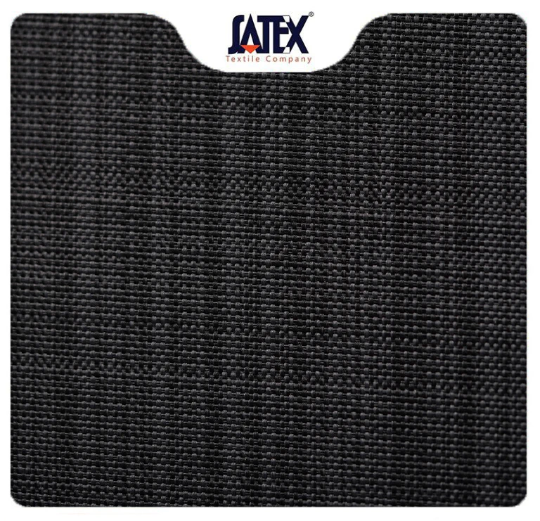 «پارچه وستار رنگ خاکستری، نمای نزدیک از بافت پارچه مناسب چمدان و کیف»