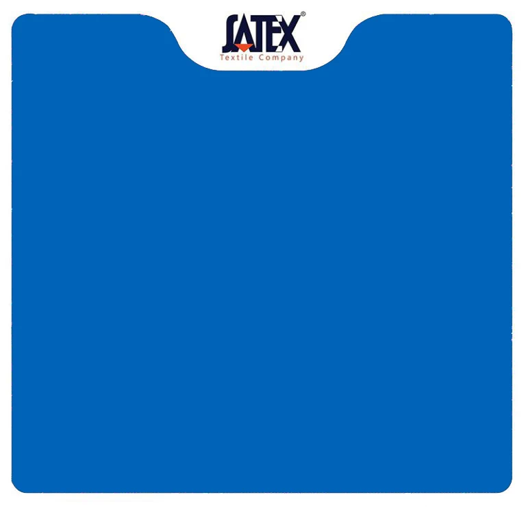 «پارچه ترانزیت رنگ آبی کم رنگ، نمای نزدیک از بافت پارچه مناسب پارچه ماشین های ترانزیت »