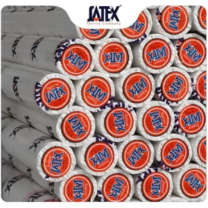 "Banner advertising custom textile and fabric services"