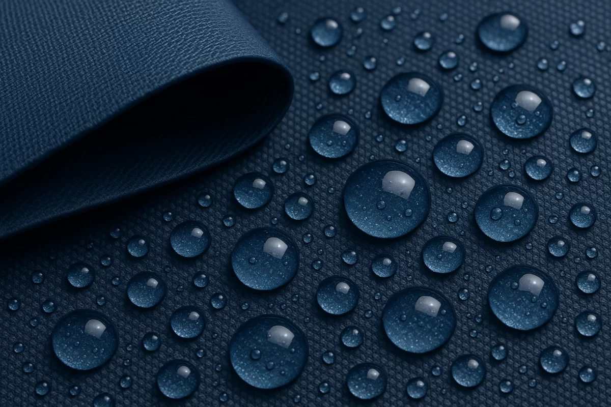 "High-quality waterproof fabric resistant to water and moisture"