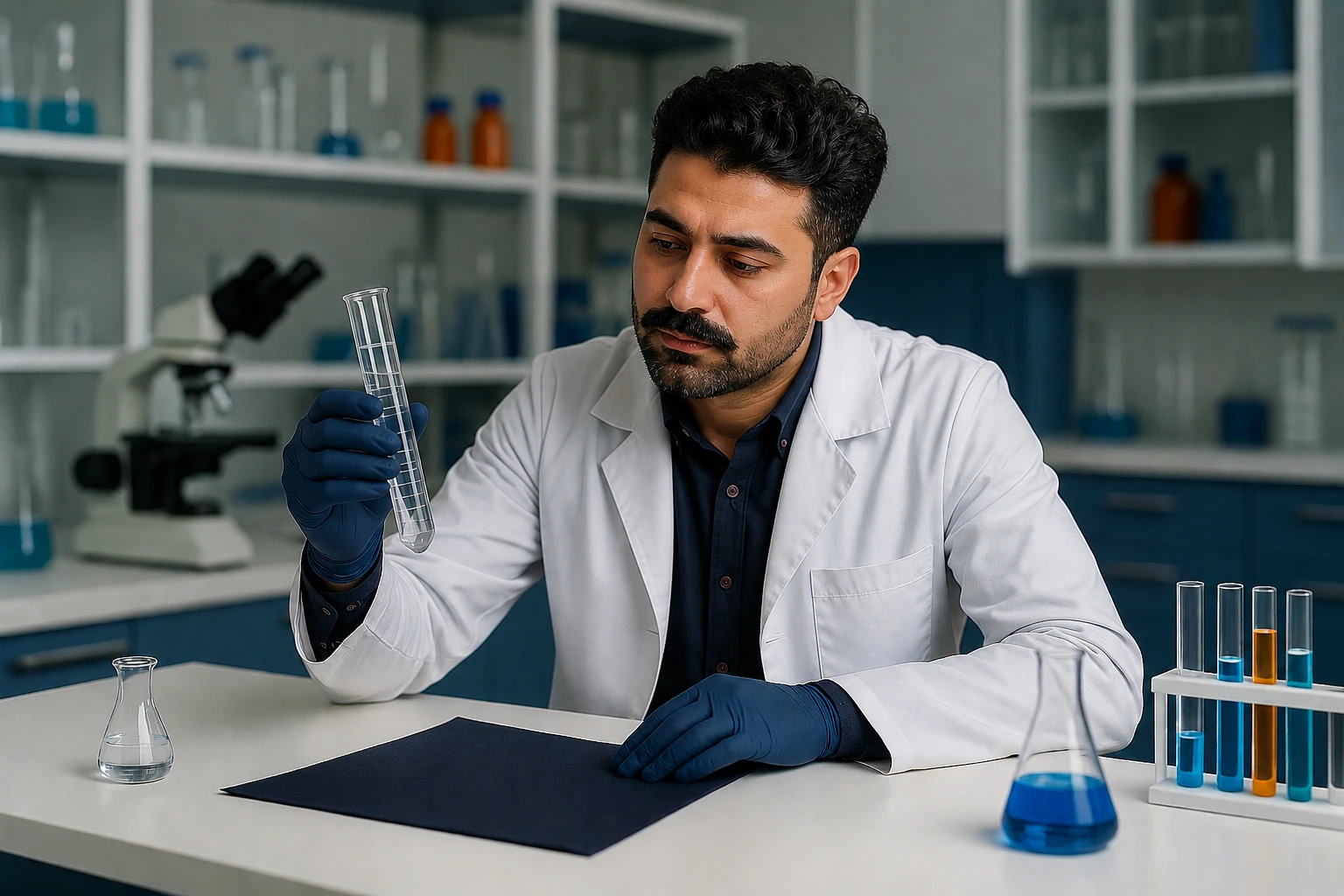 آزمایشگاه کنترل کیفیت ساتکس؛ تست و ارزیابی پارچه‌های صنعتی برای بررسی مقاومت، دوام و استانداردهای تولید